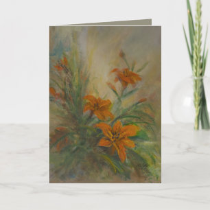 Tigerlilien 13 x 18 cm dankeskarte