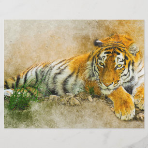 Tigermalerei Flyer
