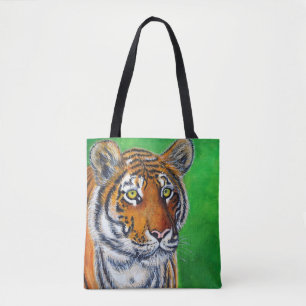 Tigermalerei Tasche
