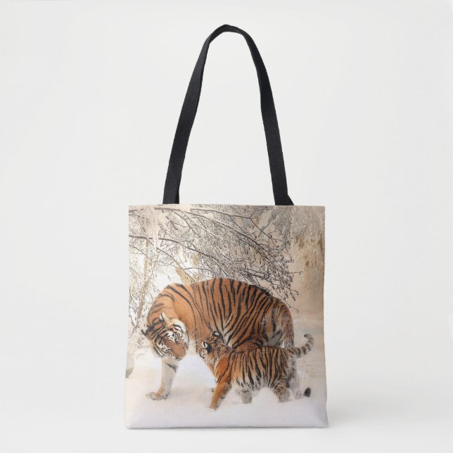 Tigermama und Babytasche Tasche (Vorderseite)