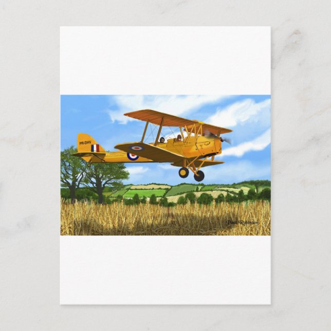 TIGERMOTH-FELDER POSTKARTE (Vorderseite)