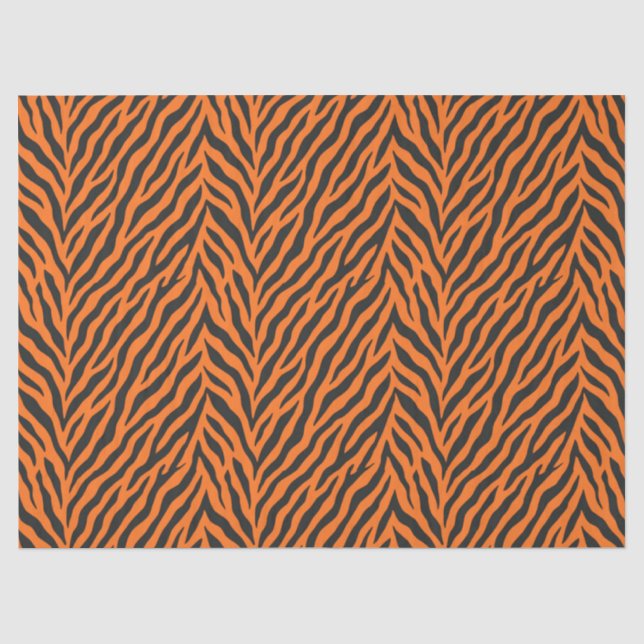 Tigermuster Seidenpapier (Vorderseite)