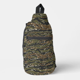 Tigermuster-Tarnmuster Crossbody Bag