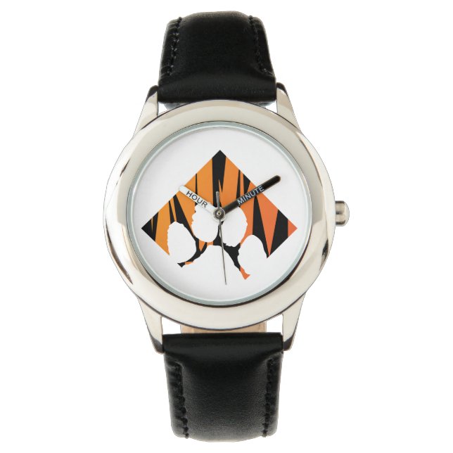 Tigerpaw Stainless Steel Black Armbanduhr (Vorderseite)