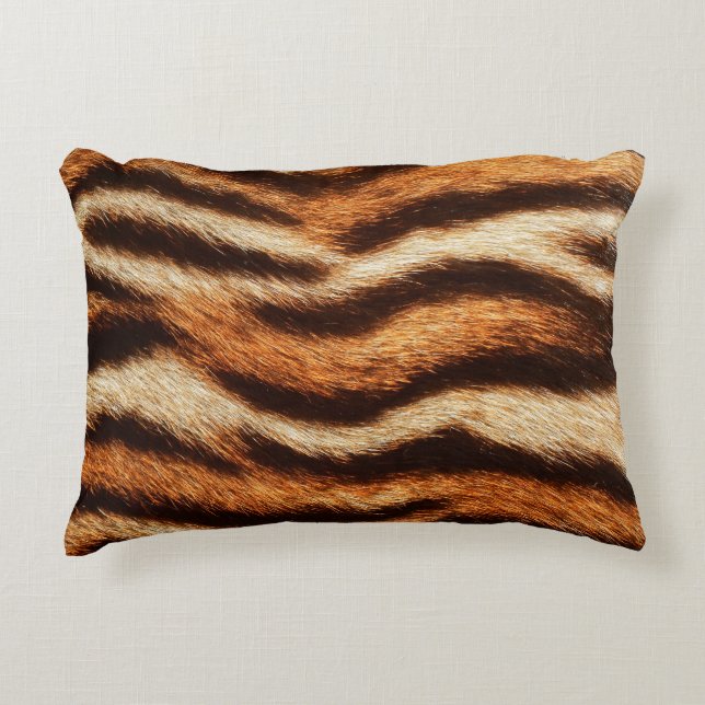 Tigerpelzstruktur Dekokissen (Vorderseite)