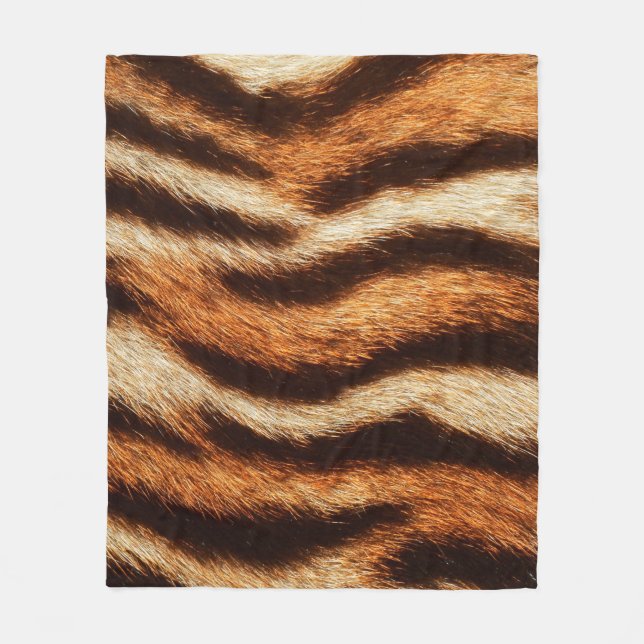 Tigerpelzstruktur Fleecedecke (Vorderseite)