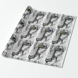 Tigers Blickschleifpapier Geschenkpapier