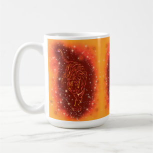 Tigers Coffee Tasse läuft in Galaxy Starry Night