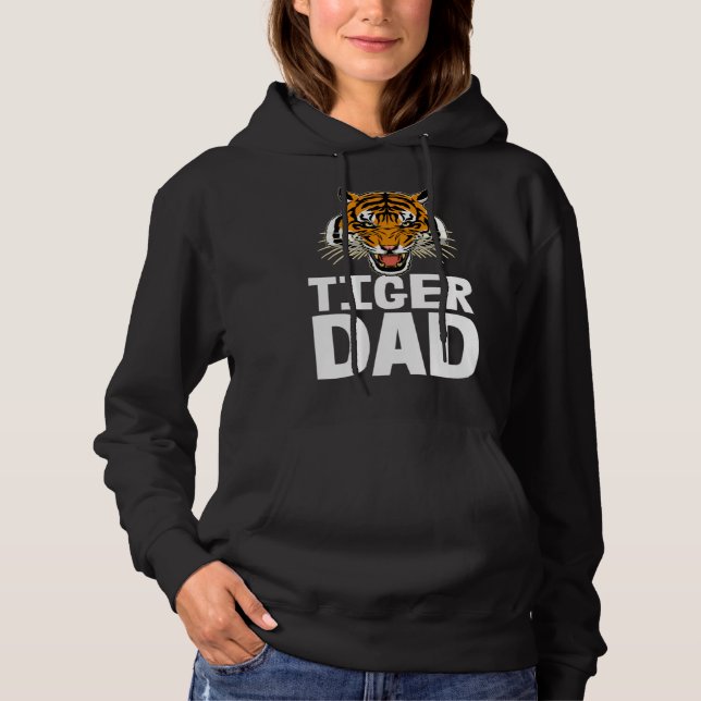 Tigers Dad  Roaring Tiger Tees Men's Tiger Face (Vorderseite)