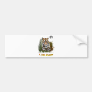 Tigers Designs Autoaufkleber