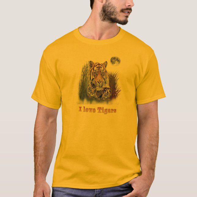 Tigers Designs T-Shirt (Vorderseite)