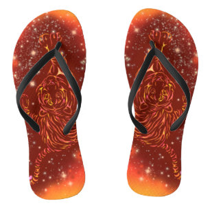 Tigers Flip Flops Laufen In Galaxie Sternennacht