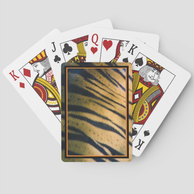 Tigers Fur Spielkarten (Rückseite)