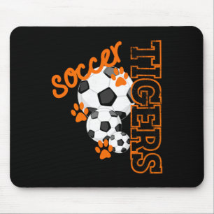 Tigers Fußball Byll Fußball Maskottchen Pfotenabdr Mousepad