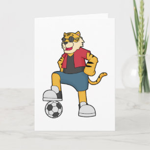 Tigers Fußballspieler Fußball Karte