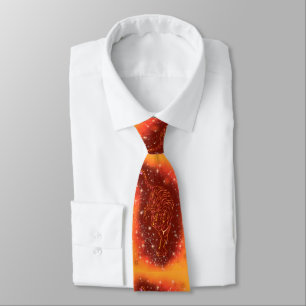 Tigers Neck Tie läuft in Galaxy Starry Night Krawatte