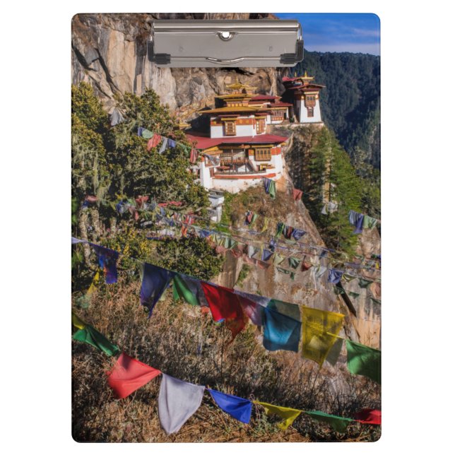 Tiger's Nest Kloster, Bhutan Klemmbrett (Vorderseite)