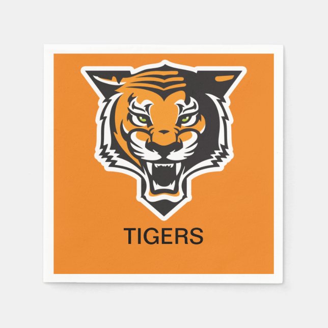 TIGERS Paper Napkins Serviette (Vorderseite)