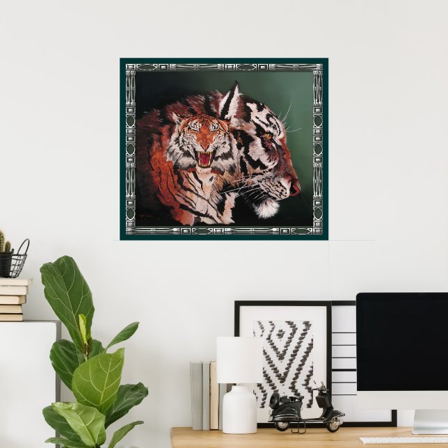 Tigers Poster (Heimbüro)