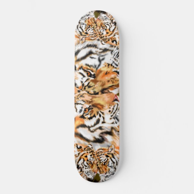 Tigers + skateboard (Vorderseite)
