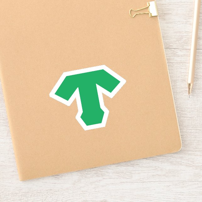 Tigers T Vinyl Sticker (Notizbuch)