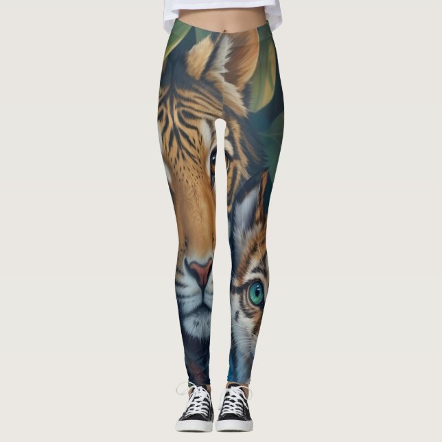 Tigerschaum Leggings (Vorderseite)