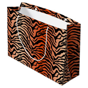 Tigerstreifen drucken große Geschenktasche Geschenktüte