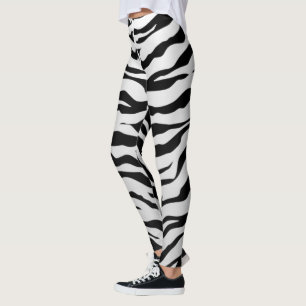Tigerstreifen für Weiße und Schwarze Leggings