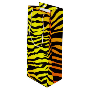 Tigerstreifen Geschenktüte Für Weinflaschen