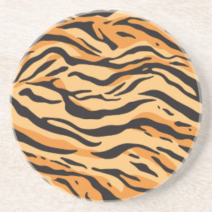 Tigerstreifen Getränkeuntersetzer