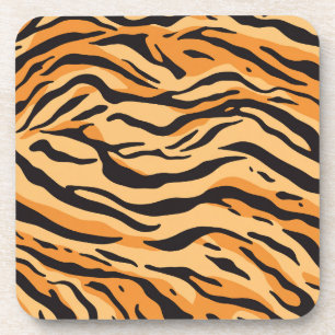 Tigerstreifen Getränkeuntersetzer