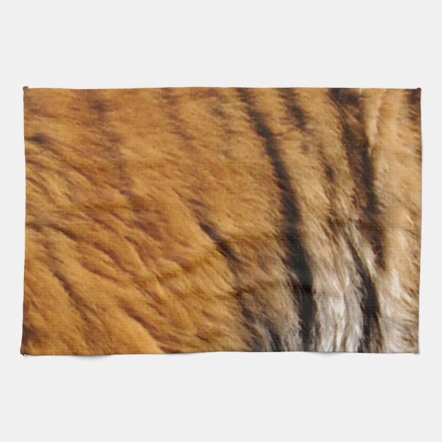 Tigerstreifen mit Fotos, die von den Großen Katzen Geschirrtuch (Horizontal)