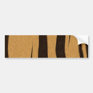 Tigerstreifen-Muster. Autoaufkleber