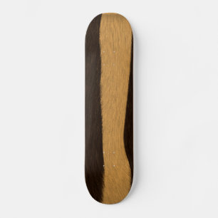 Tigerstreifen-Muster. Skateboard