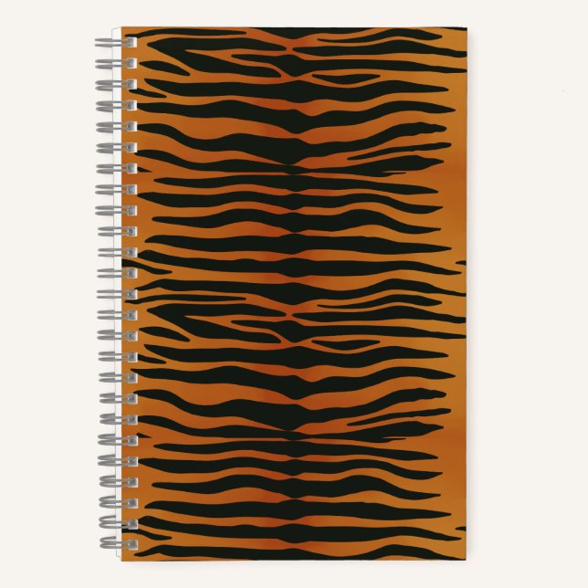 Tigerstreifen Notizbuch (Vorderseite)