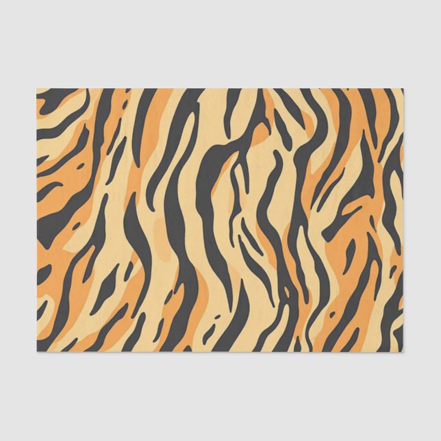 Tigerstreifen Seidenpapier (Vorderseite)