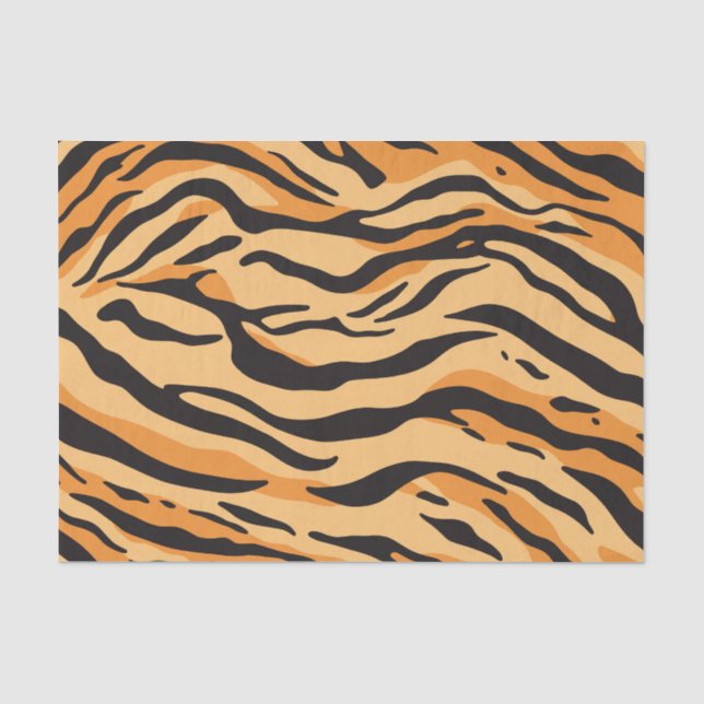 Tigerstreifen Seidenpapier (Vorderseite)