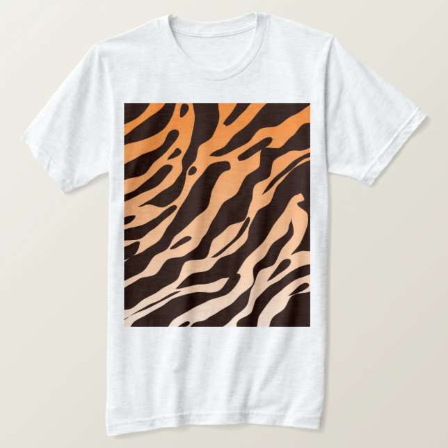 Tigerstreifen T-Shirt (Design vorne)