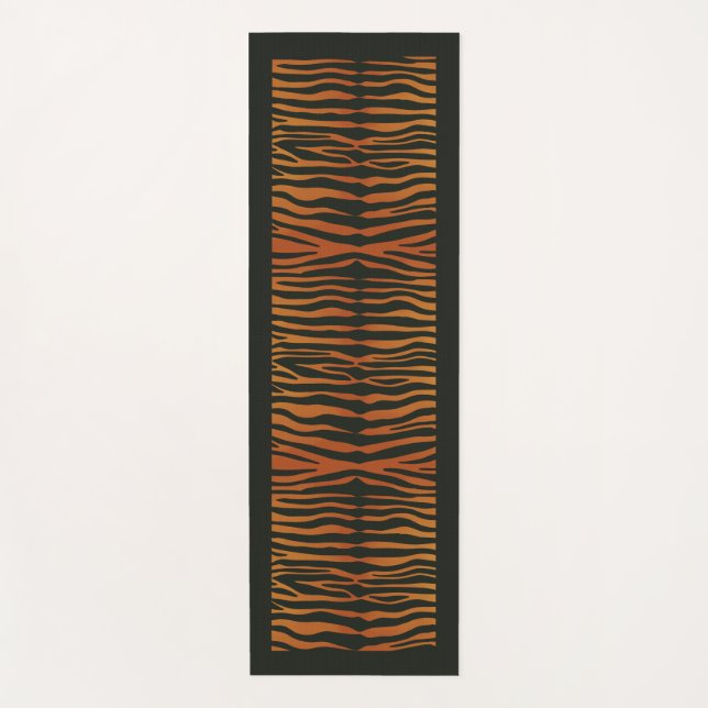 Tigerstreifen Yogamatte (Vorderseite)