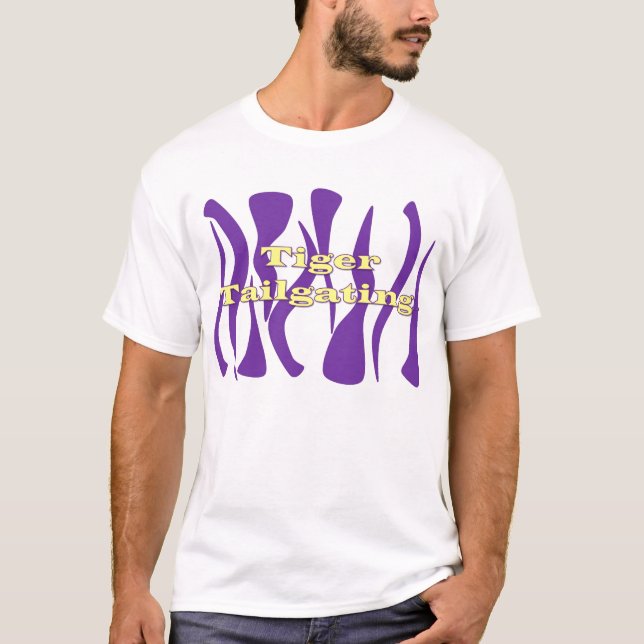 Tigertailgating-Streifen-T - Shirt (Vorderseite)