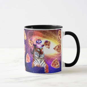 Tigerunikorin mit einer Raumanschette Tasse