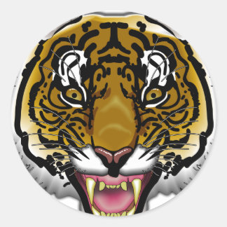 TigerX-Aufkleber Runder Aufkleber