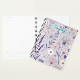Tiges de lavande et de fleurs 