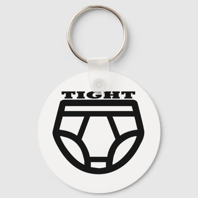 TIGHT - Krawatten Schlüsselanhänger (Vorderseite)