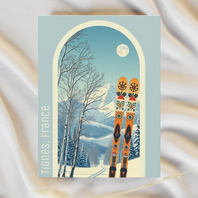Tignes France ski holiday Postcard Postkarte (Von Creator hochgeladen)