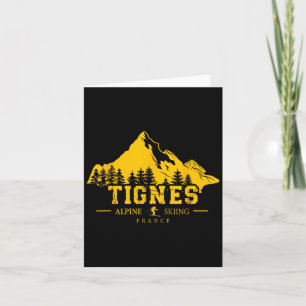 Tignes France Ski Resort Alpin Skifahren Karte