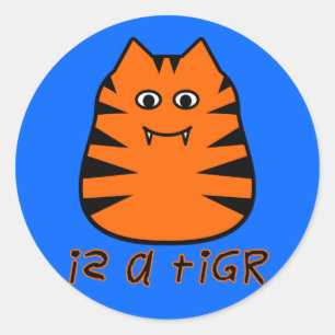 tiGR-Aufkleber Runder Aufkleber