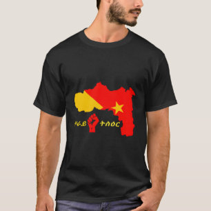 Tigray Map Flag Äthiopien T-Shirt