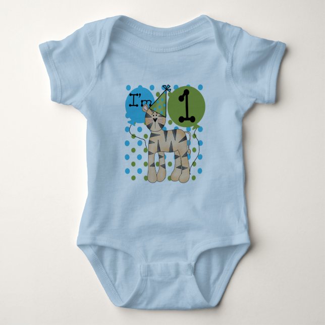 Tigre 1er Anniversaire T-shirts et cadeaux (Devant)