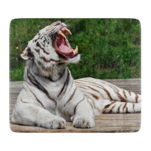 Tigre Blanc, Planche à Découper Tigre du Bengale